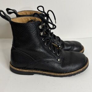 Birkenstock Bryson Boots EU 40 US 9 Womens US 7 Mens Black Leather Lace Up
